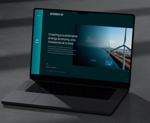 Maatwerk website voor Energy21