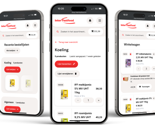 Maatwerk e-commerce portaal voor verkoop van fastfoodproducten