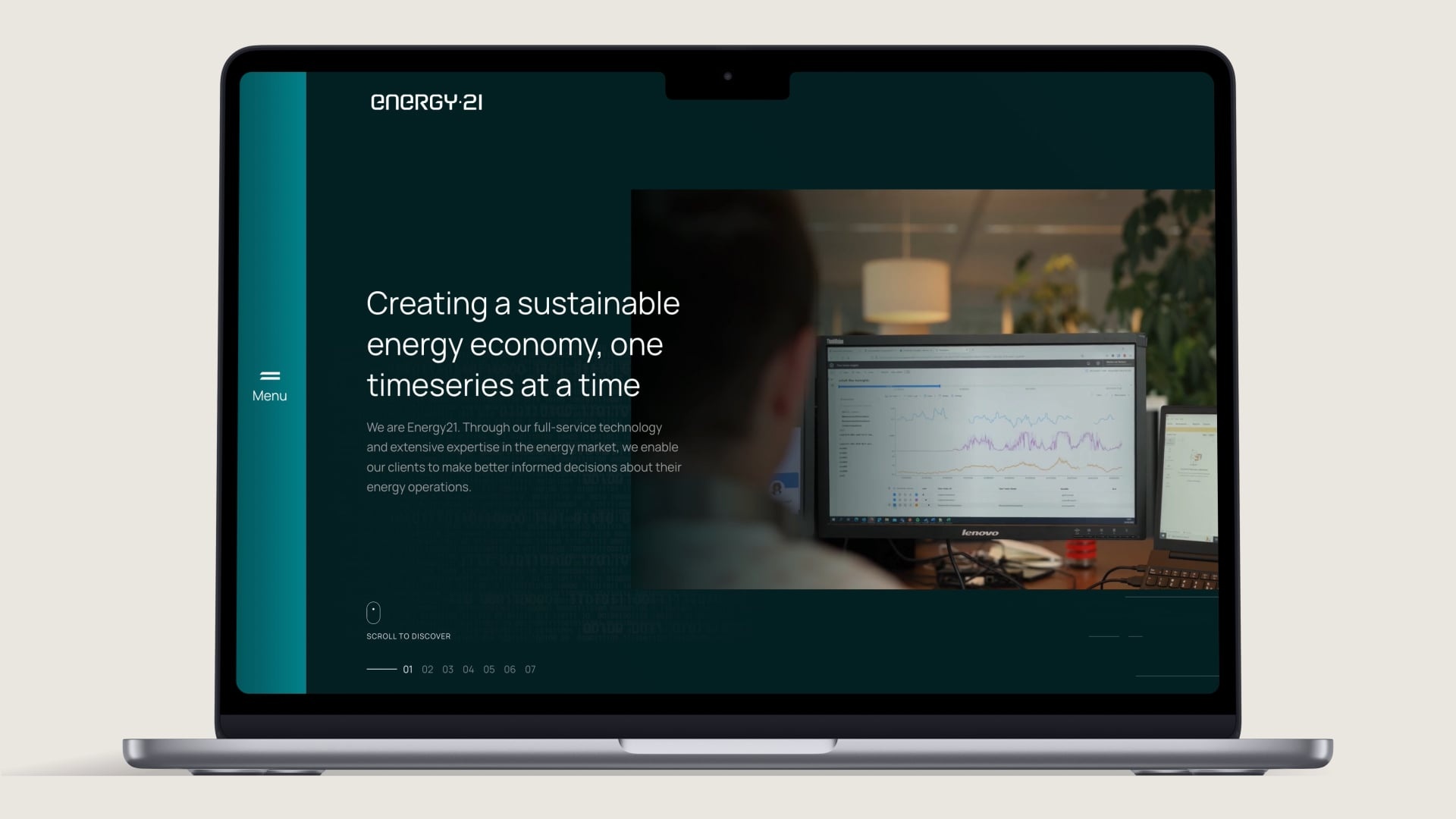 Energy21 Scroll Beige